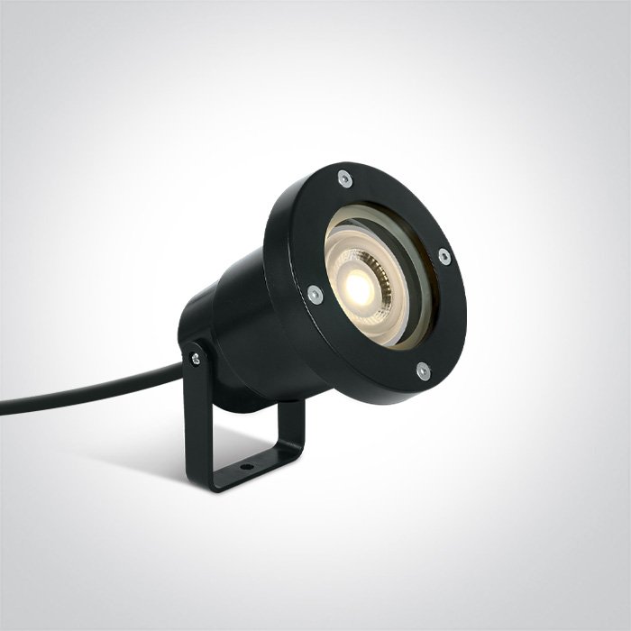 67202G/B BLACK SPOT GU10 6W IP65 100-240V – obrázok 1