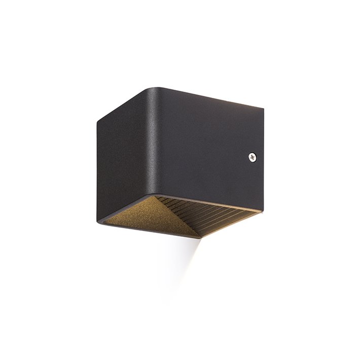 RENDL ONYX nástenná čierna 230V LED 5W 3000K – obrázok 1